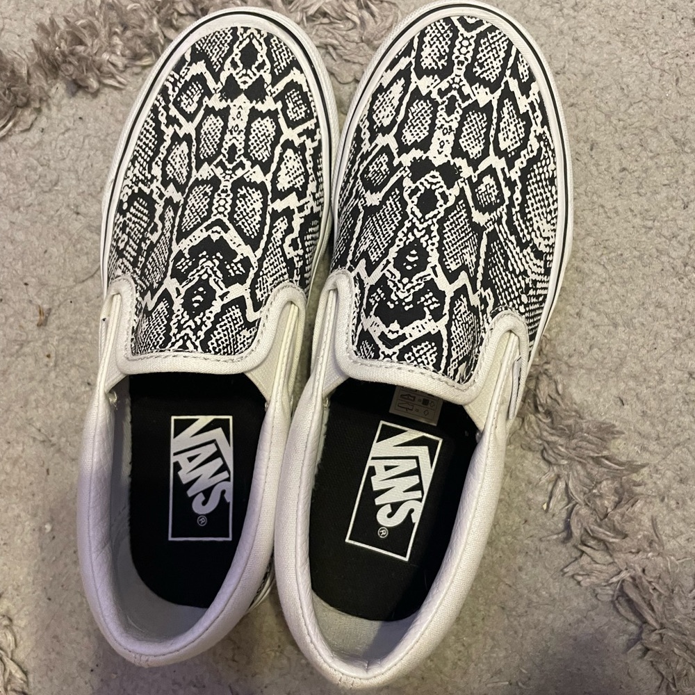 Like New Snakeskin Vans